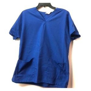 Royal blue scrub set